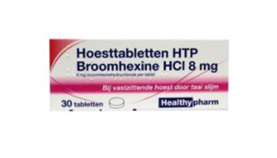 HOESTTABLETTEN BROOMHEXINE HCI 8 MG 30 TABL